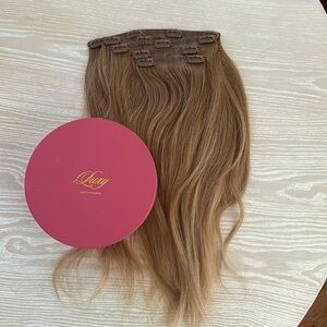 Luxy hair seamless 16inch bronze balayage extensions